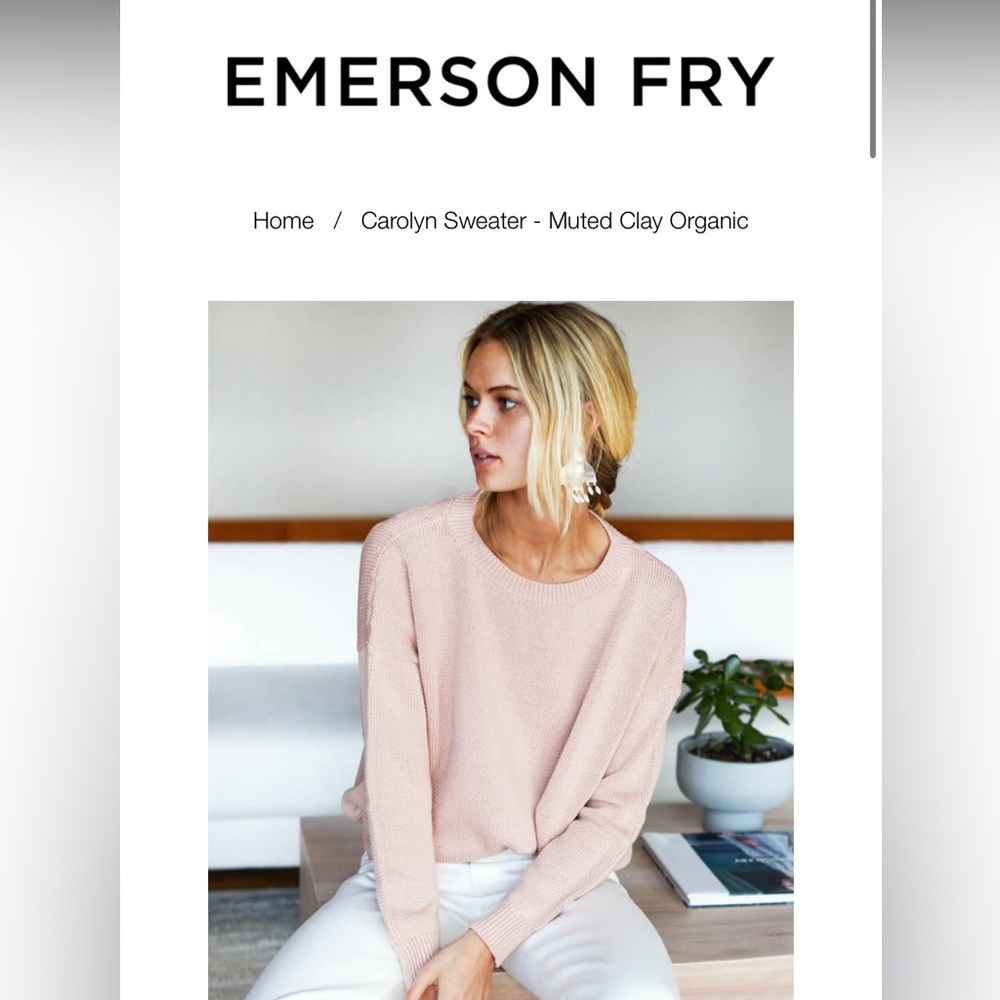 Emerson Fry Carolyn Sweater size Small.